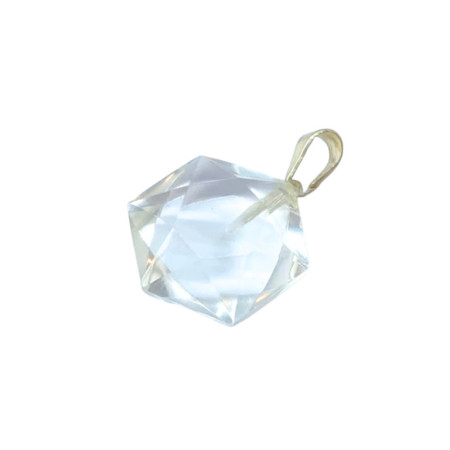 Cristal de Roche - Pendentif Sceau de Salomon