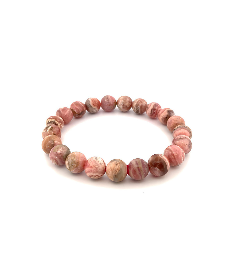 Rhodochrosite - Bracelet Boules 8 mm