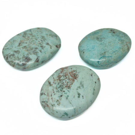Chrysocolle - Galet Plat