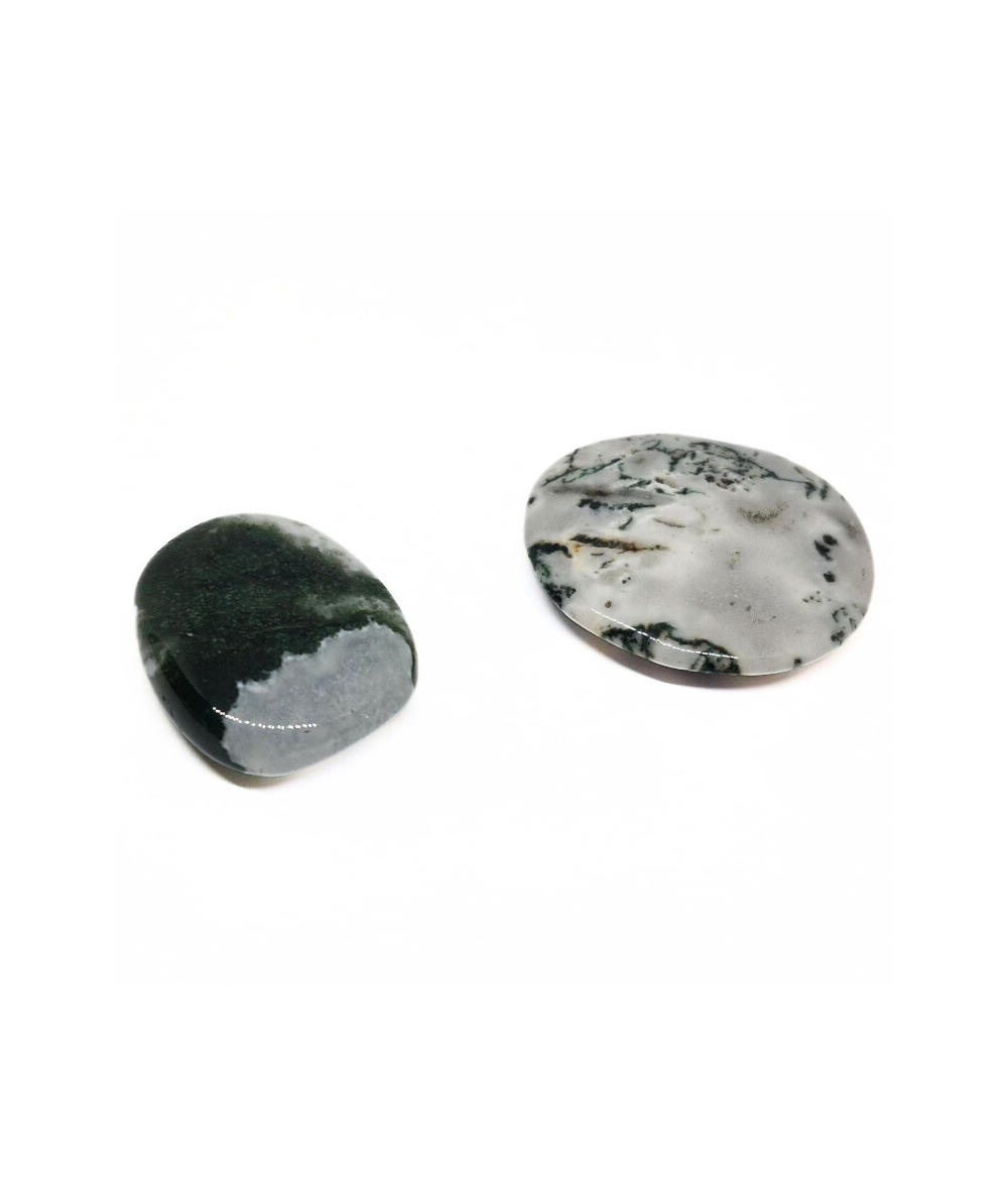 Agate Arbre - Galet Plat