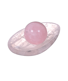 Photo d'une coupe en quartz rose