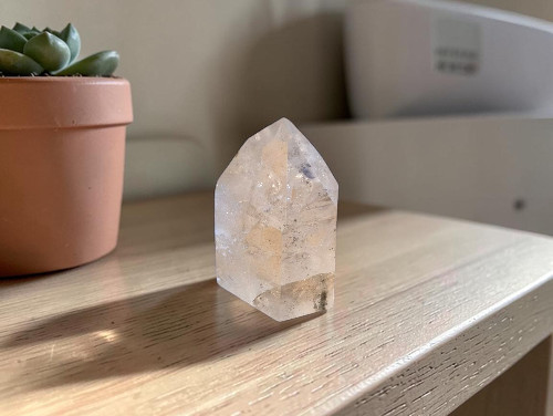 Sphère en cristal de roche extra clair